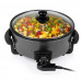 Tristar | Multifunctional grill pan XL | | Diameter 30 cm | grill | 1500 W | Lid included | Fixed handle | Black (PZ-9135)