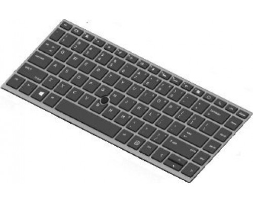 HP HP L15540-DH1, Keyboard, Nordic, Keyboard backlit, HP, ZBook 14u G5