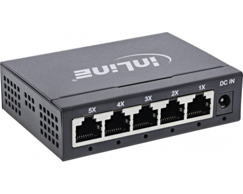 Switch InLine InLine Gigabit Netzwerk Switch 5-Port, 1GBit/s, Lfterlos