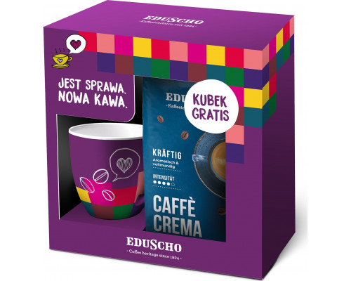 Tchibo EDUSCHO Crema Strong 1kg + kubek