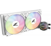 Zalman Zalman ALPHA28 White CPU Liquid Cooler 280mm Radiator 2 x 140 mm Fan ARGB pump Dual Procesor Zestaw do chłodzenia płynami 14 cm Biały