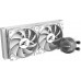 Zalman Zalman ALPHA28 White CPU Liquid Cooler 280mm Radiator 2 x 140 mm Fan ARGB pump Dual Procesor Zestaw do chłodzenia płynami 14 cm Biały