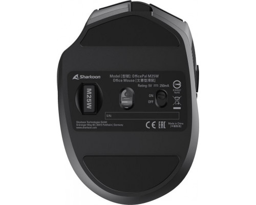 Sharkoon Sharkoon OfficePal M25W, mouse (black)