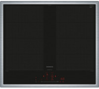 Siemens Siemens EX645HXC1E iQ700, independent hob (black/stainless steel, 60 cm, Home Connect)