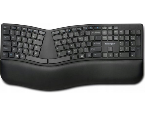 Kensington Kensington Pro Fit Ergo klawiatura Uniwersalne RF Wireless + Bluetooth QWERTY British English Czarny