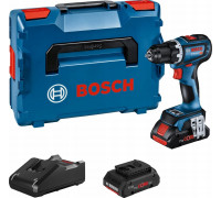 Bosch Bosch cordless drill GSR 18V-90 C Professional, 18V (blue/black, 2x Li-Ion battery ProCORE18V 4.0Ah, Bluetooth module, in L-BOXX)