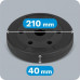 Rebel Zestaw obciążeń bitumicznych 4x2.5kg, otwór 31mm,  REBEL ACTIVE