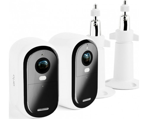 Arlo ARLO ESSENTIAL 2 FHD Outdoor Camera 2pack W/2-Wall Mount Retail BDL