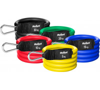 Rebel Pretestības gumijasiju komplekts do ćwiczeń  - Power Tube Set , 5-30 kg, 5 gumijasijas,  REBEL ACTIVE