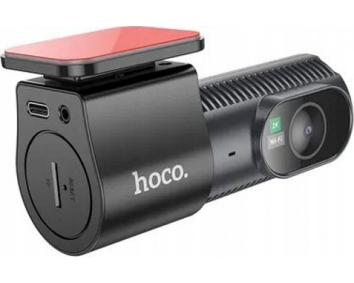 Hoco HOCO kamera car z ekranem 2K DV7 black