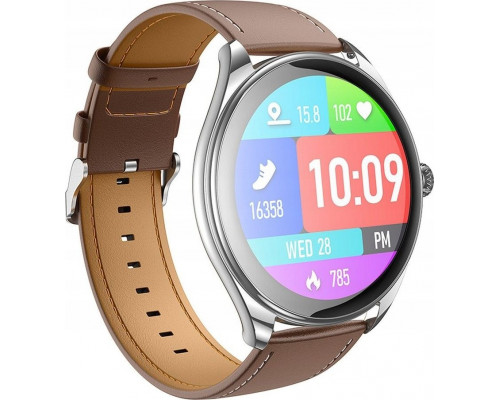 Smartwatch Hoco HOCO smartwatch z funkcją rozmowy AMOLED Y22 srebrny