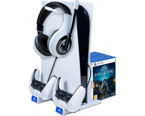 BigBen BIG BEN PS5/PS5 Slim Stand na console with  łaforwarką for DualSense