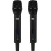 DNA 2x MIKROFONY BEZPRZEWODOWE 2x NADAJNIKI DORĘCZNE 2.4 GHz DO 30 METRÓW