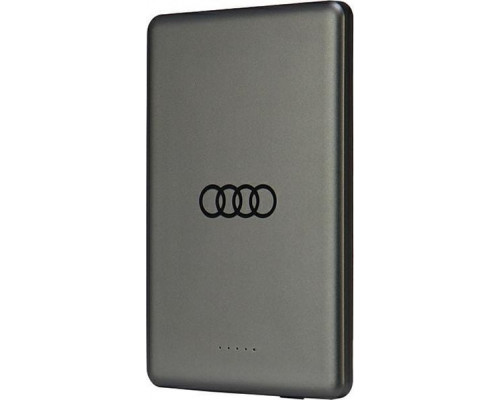 Audi Audi Induction 15W 5000mAh gray/gray Big Logo MagSafe AU-MWPB5000-GT/D1-GY