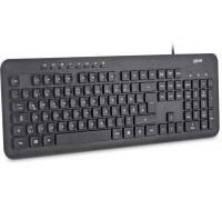 InLine ® Keyboard USB Cable flat keys układ niemiecki black