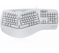 Perixx Perixx PERIBOARD-512 DE, Ergonomic USB Keyboard, white
