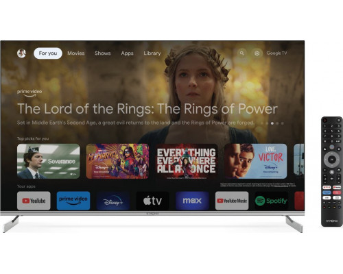 Strong Strong SRT 50UF8733 127 cm (50") 4K Ultra HD Smart TV Wi-Fi Metaliczny, Srebrny 350 cd/m