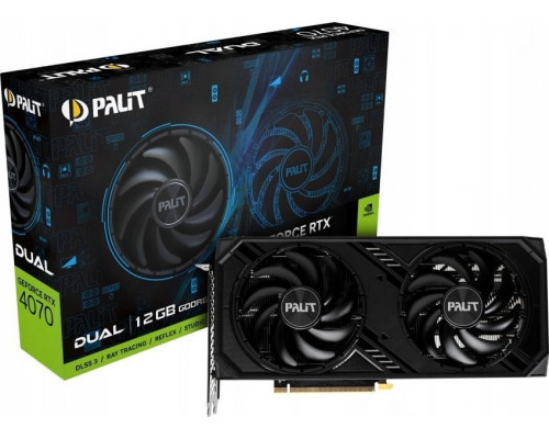 *RTX4070 Palit GeForce RTX 4070 Dual 12GB GDDR6 (NE64070019K9-1048D)