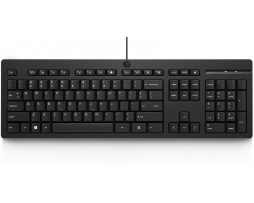 HP 125 (Full-size wired keyboard with)