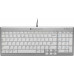 BakkerElkhuizen BakkerElkhuizen UltraBoard 960 Standard Compact, Mini, USB, QWERTY, Silver, White