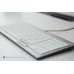 BakkerElkhuizen BakkerElkhuizen UltraBoard 960 Standard Compact, Mini, USB, QWERTY, Silver, White