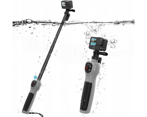 Selfie nūjiņa Telesin Ūdensizturīga Pašportreta nūjiņa Nūja ar Pultu GoPro HERO 13 12 11 10 9 MAX / GP-WBT-001