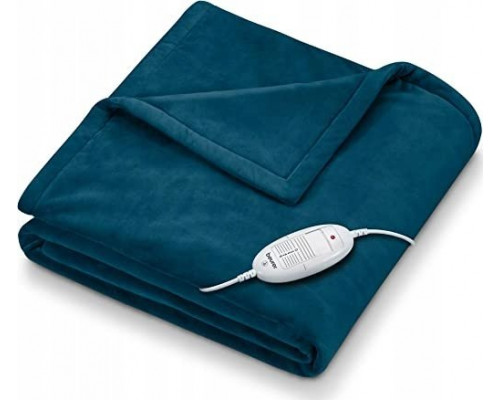 Beurer Beurer heated blanket HD75 Cosy Ocean, electric blanket (dark blue, 130 x 180 cm)