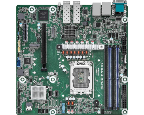 ASRock ASRock Mainboard EC262D4U2-2L2Q/E810 micro-ATX Sockel 1700 DDR5-only Single