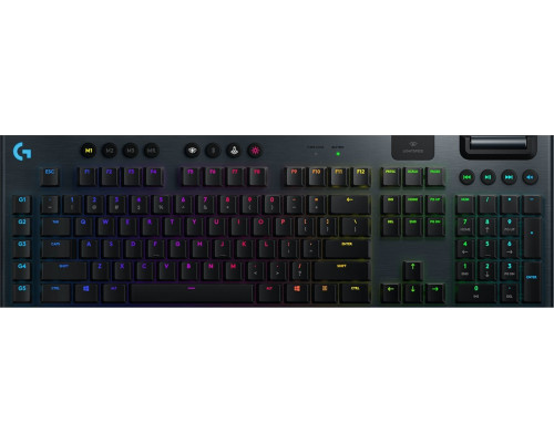 Triton Logitech G G915 LIGHTSPEED Wireless RGB Mechanical Gaming Keyboard - GL Tactile klawiatura RF Wireless + Bluetooth Belgijski Węgiel