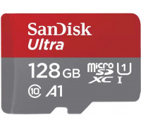 SD  SanDisk Ultra MicroSDXC 128 GB Class 10 UHS-I/U1 A1 (SDSQUAB-128G-GN6FA)