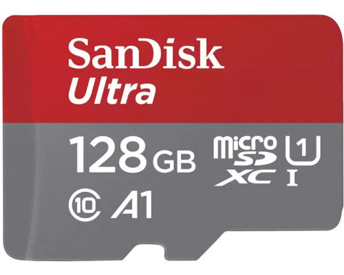 SD  SanDisk Ultra MicroSDXC 128 GB Class 10 UHS-I/U1 A1 (SDSQUAB-128G-GN6FA)