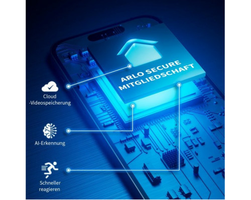 Arlo Arlo Pro 5 Spotlight, surveillance camera (white/black, 3-pack, WiFi, spotlight, 2K resolution)