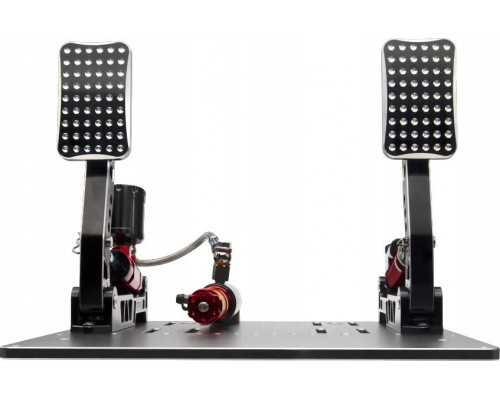 Simagic P2000 Hydraulic 2-Pedal Set, 100KG Loadcell - Crimson Edition