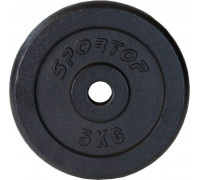 Sportop load cast iron 5 kg fi26