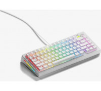 Glorious Glorious GMMK 3 75 % Custom Gaming-Tastatur - Pre-Built, ANSI (US), Fox Switches, weiß