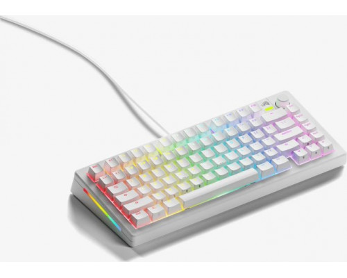 Glorious Glorious GMMK 3 75 % Custom Gaming-Tastatur - Pre-Built, ANSI (US), Fox Switches, weiß