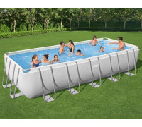 Bestway Swimming pool ground Power Steel, rectangular, 19281 L Lumarko!