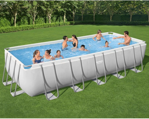 Bestway Swimming pool ground Power Steel, rectangular, 19281 L Lumarko!