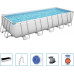 Bestway Swimming pool ground Power Steel, rectangular, 19281 L Lumarko!