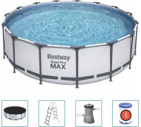 Bestway Swimming pool garden Steel Pro MAX, circle, 457x122 cm Lumarko!