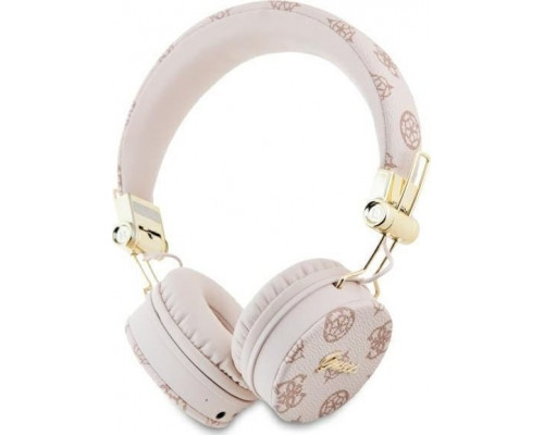 Guess Guess Bluetooth ENC GUBH70EPOSMW Brown/Brown Peony Script Round Shape Headphones