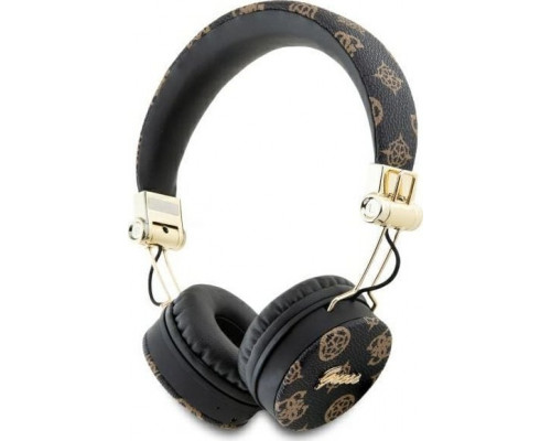 Guess Bluetooth ENC GUBH70EPOSMK on-ear headphones black/black Peony Script Round Shape