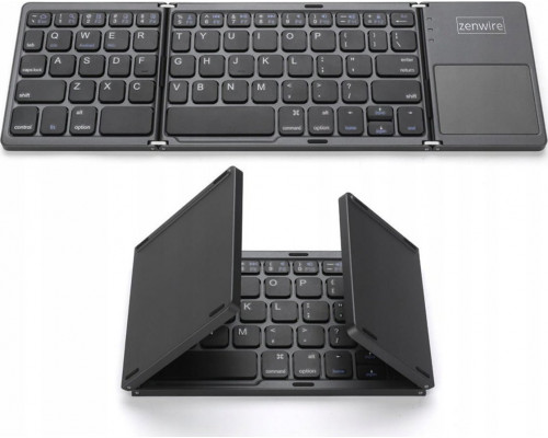 Zenwire KLAWIATURA BEZPRZEWODOWA Bluetooth 5.0 Składana Przenośna do Tabletu SLIM Cicha WLK-61