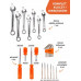 Isma ISMA TOOLKITIOWY 600EL KLUCZE WK RĘTAKI BITY