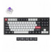 Keychron Q3 HE QMK Wireless Custom Keyboard Fully Assembled Knob / Carbon Black / Gateron Double-Rail Magnetic Nebula Switch