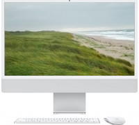 APPLE iMac Z1E2 59,62cm 23,5Zoll Standardglas M4 8C CPU/8C GPU/16C N.E. 16GB 256GB SSD Ohne Eth MM NumKey TID DE Silber