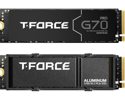 SSD Team Group T-FORCE G70 Pro 1TB M.2 PCIe NVMe Gen4 x4 (7400/5500) SLC HS