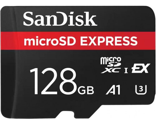 SD  SanDisk Express MicroSDXC 256 GB Class 10 UHS-I/U3 A1 V30 (SDSQXFN-128G-GN4NN)