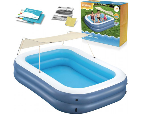 Bestway Inflatable  with canopy 254 x 174 x 140 cm 54449