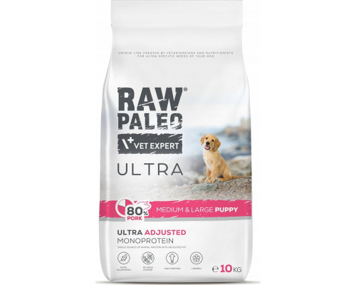ML Raw Paleo Ultra Pork Medium&Large Puppy 10kg